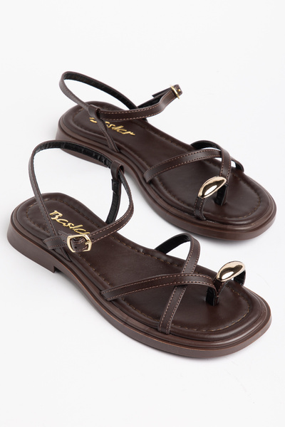 MODA MHS LİLLESOL ΓΥΝΑΙΚΕΙΑ ΧΡΥΣΑ ΣΑΝΔΑΛΙΑ ΜΕ ΛΕΠΤΟΜΕΡΕΙΑ ΟΡΘΟΠΕΔΙΚΗΣ ΣΟΛΑΣ