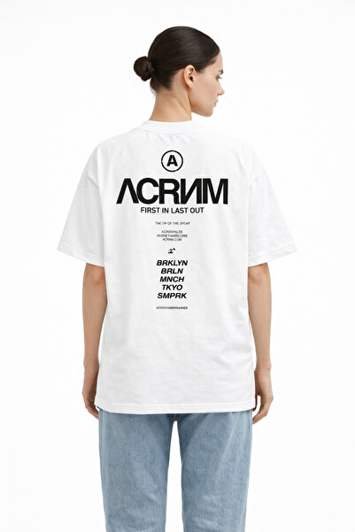 Compostela Unisex Women's Men's Acrnm New Season Back Printed Oversize Thick ...