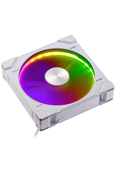 Phanteks PH-F140D30_DRGB_PWM_WT01, 1 ventilator de 140 mm, 1800 rpm, Alb