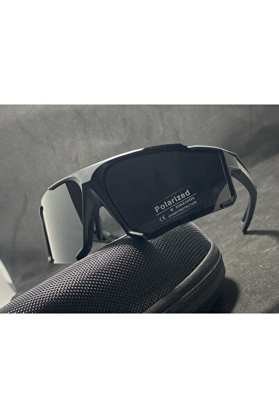 Sunglasses Αθλητικό μοντέλο, μαύρο φακό, προστασία UV400, Πολωμένο