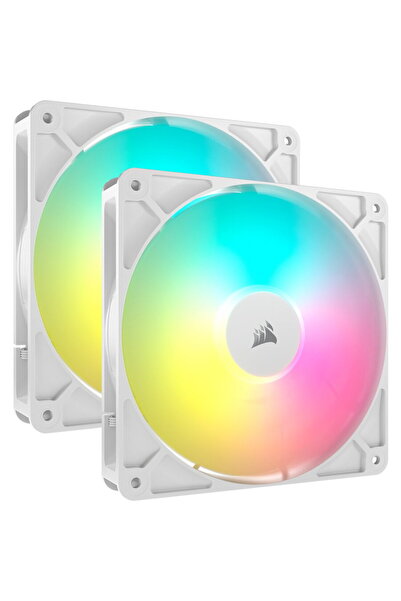 Corsair RS140 ARGB, ventilator carcasă (alb, pachet de 2)