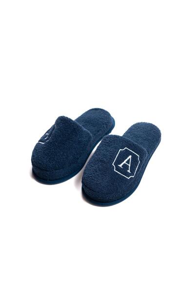 Ender Home Παντόφλες μπάνιου και οικιακής χρήσης με κέντημα με γράμμα Α – 100...