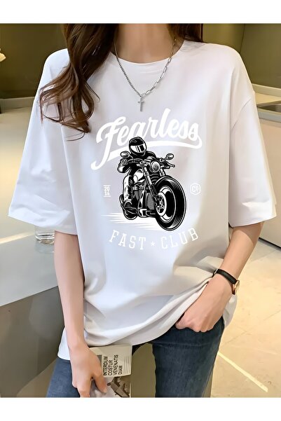 bolivia's White Printed T-Shirt- Crew Neck
