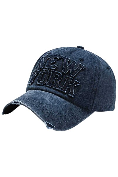 Uniquetrenders Șapcă de baseball unisex, cu broderie New York, reglabilă