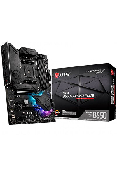 MSI MPG B550 GAMING PLUS AMD B550 Socket AM4 ATX Negru