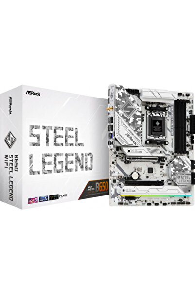 ASROCK B650 STEEL LEGEND WIFI, AMD B650, Socket AM5, ATX