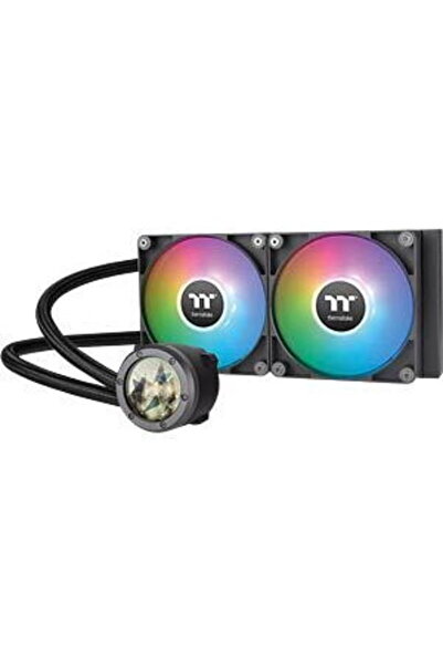 THERMALTAKE Ventilator lichid TH240 V2, Ultra ARGB, 2 bucăți, 120mm, Negru