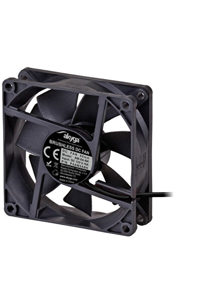 Akyga Ventilator PC AW-8A-BK, 80 x 80 x 25, 25 dBA