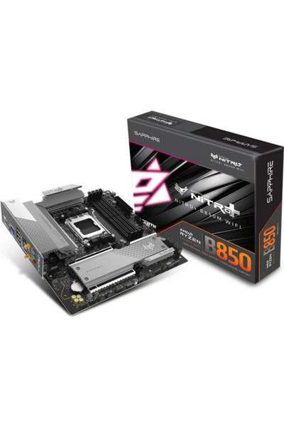 SAPPHIRE NITRO+ B850M WIFI AMD B850 Socket AM5 mATX