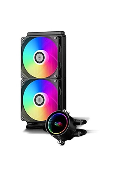 PCCOOLER Da240 argb bk, 2 x 120 mm, black