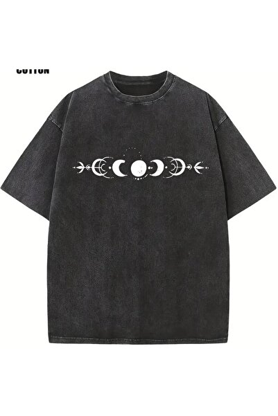 PENTHİLUS Tricou oversize spălat cu aspect vintage
