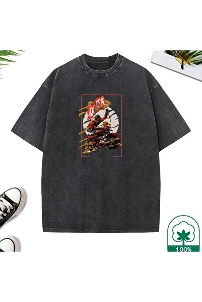 ZEMLİYA Vintage Washed Oversize T-Shirt