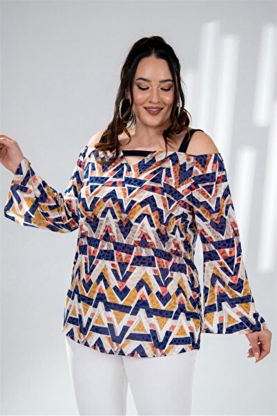 Roxxlen Γυναικεία μπλούζα με τιράντες σε μεγάλο μέγεθος, ανοιχτή στους ώμους,...