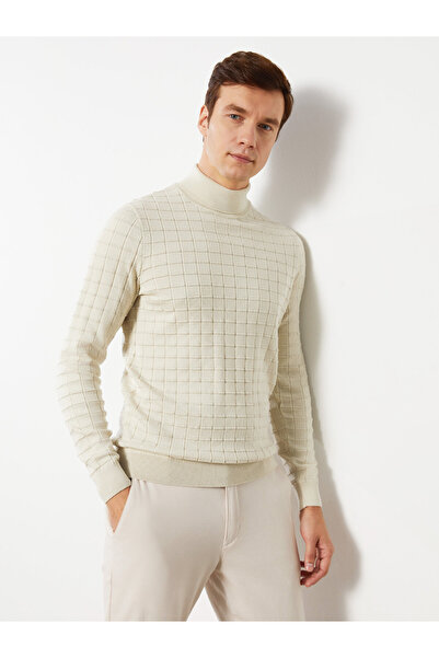 LC Waikiki Turtleneck Long Sleeve Men's Knitwear Sweater