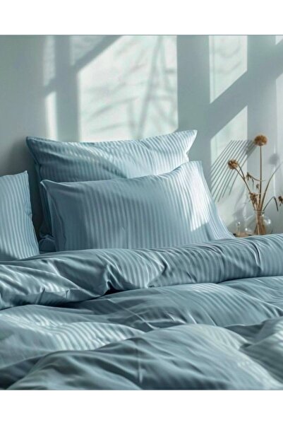 Casa Pucioasa Σετ παπλωματοθήκης δαμασκηνό premium, 6 τεμαχίων, Ελαστικό σεντ...