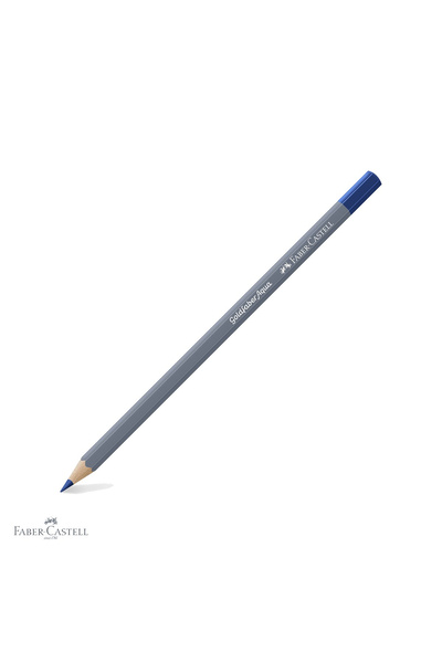 Faber Castell Creion colorat acuarelabil Faber-Castell Goldfaber, albastru ro...