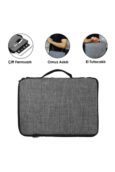 Microcase Honor Pad X9A Tablet için Omuz Askılı ve El Tutacaklı Sleeve Taşıma...