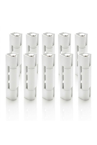 HEYWIN Pvc Pimapen Menteşesi 90 mm 9016 Beyaz 10 Lu Set