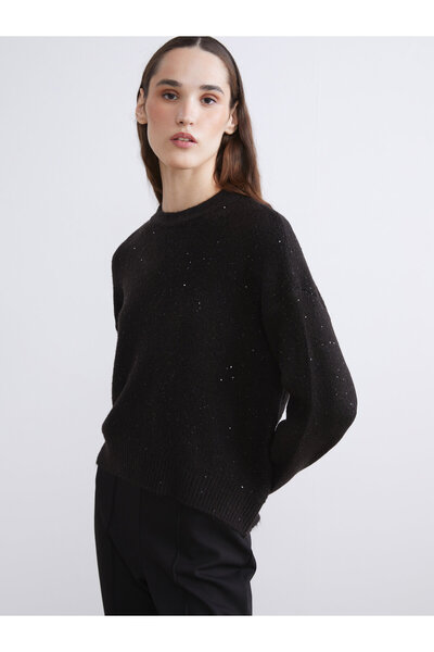LC Waikiki Crew Neck Embellished Women's Knitwear Sweater
