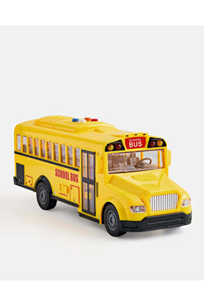 REDTAG Yellow School Bus Toy For Kids