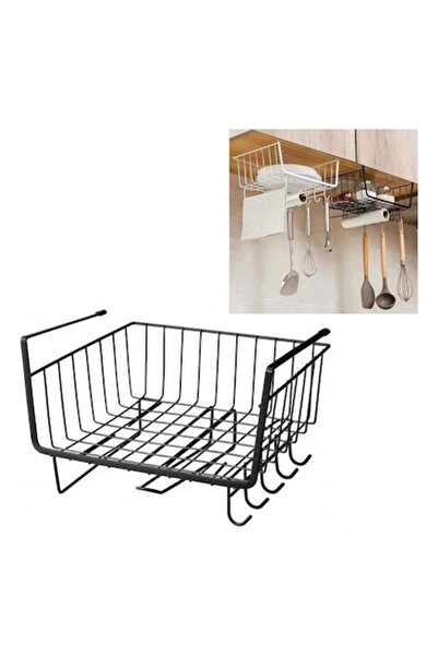 OEM Μαύρο Καλάθι Αποθήκευσης Κάτω από το Ράφι