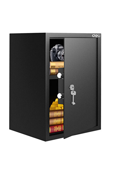 Deli Μεταλλικό Χρηματοκιβώτιο ET564 - Μέγιστη Ασφάλεια, Διαστάσεις 50x35x31 εκ.