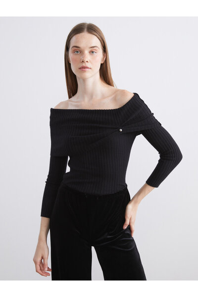 LC Waikiki Slash Neck Women's Knitwear Sweater
