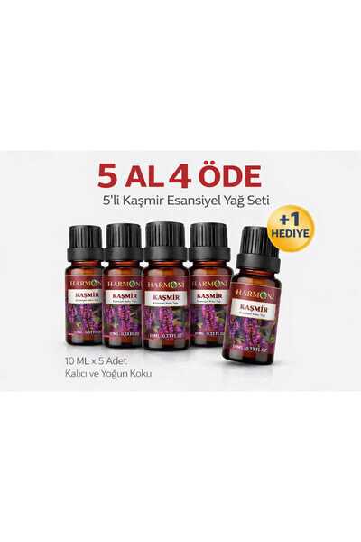 HARMONİ KAŞMİR Esansiyel Uçucu Koku 10ML Difüzör Esansı Buhurdanlık Yağı ve O...