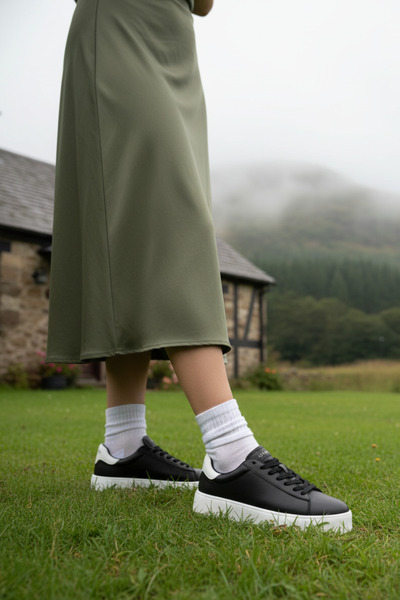 Lufian AD-3011 Μαύρα γυναικεία άνετα καθημερινά αθλητικά παπούτσια