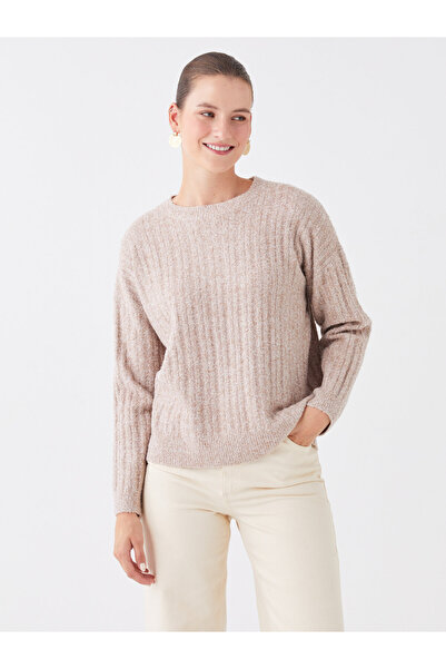 LC Waikiki Crew Neck Oversize Women's Knitwear Sweater