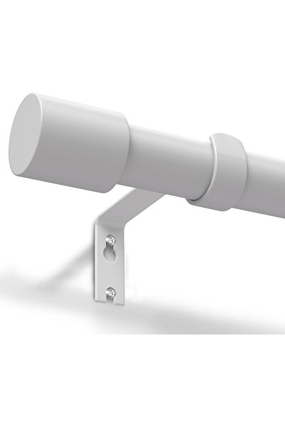 Aiitle Κουρτινόξυλο Λευκό 76-152 εκ. Ρυθμιζόμενο, διαμέτρου 19 χιλιοστών, για...