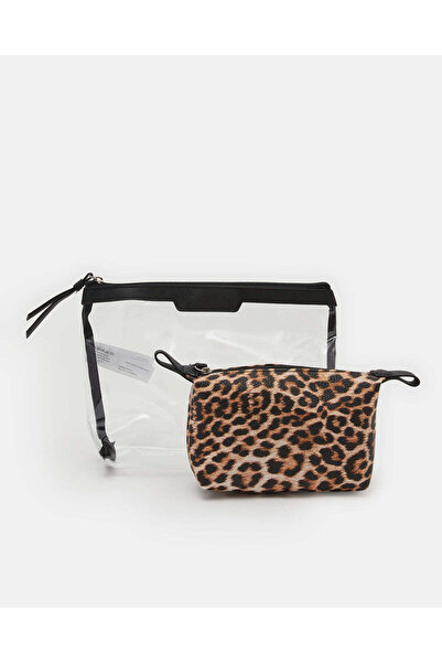 REDTAG Women Assorted Printed Cosmetic Pouch 2 Piece Set