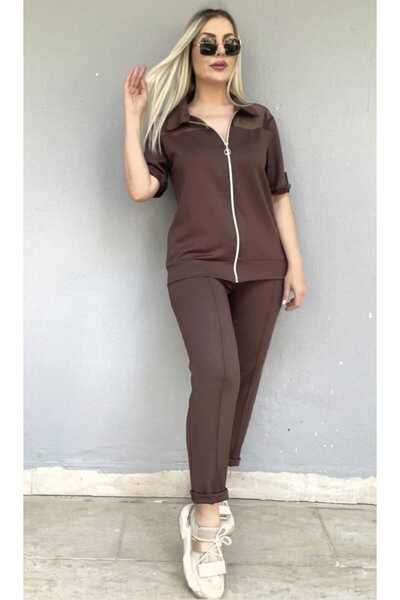 QİMYA BUTİK ΣΕΤ ΔΙΠΛΟ ΓΥΝΑΙΚΕΙΟ ΣΕΤ ŞANS LİFE με διχτυωτό φερμουάρ στο πάνω μ...