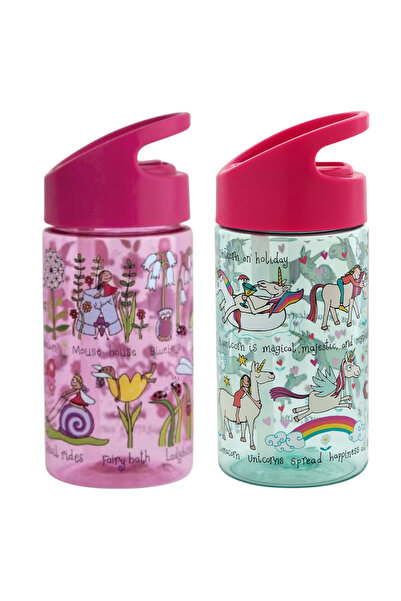 Tyrrell Katz Pipetli Matara 400 ml - 2'li Set Secret Garden / Unicorn
