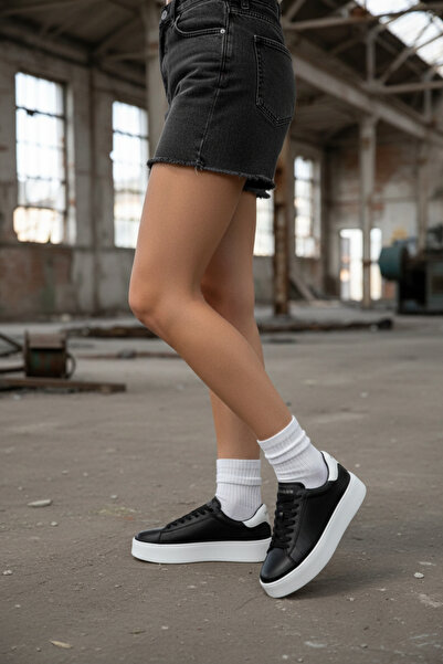 Lufian AD-6267 Μαύρα γυναικεία άνετα καθημερινά αθλητικά παπούτσια