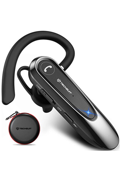 Techsuit CB2 AirTalk, Autonomie 20 ore, Bluetooth 5.0, Negru