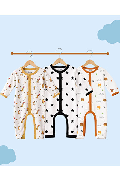 luay Premium 3-Piece Baby Romper Set – Soft & Comfortable