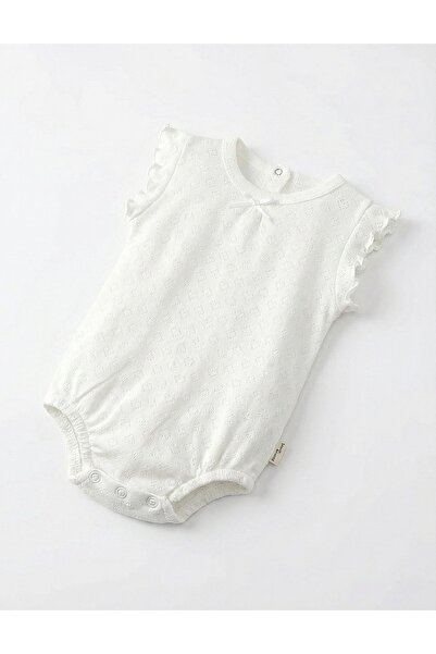 MiniKids Κορμάκι, με καρδιές, λευκό