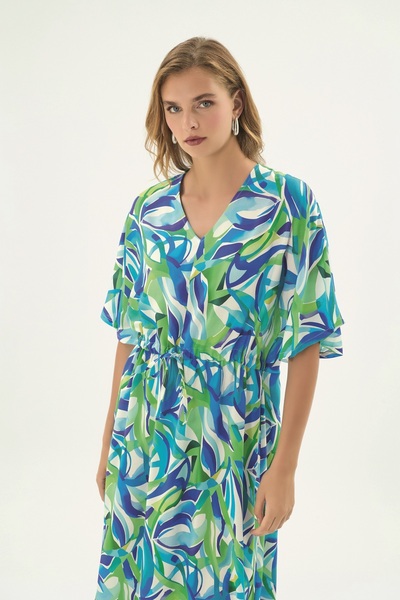 GİZZEY 21525 ΓΥΝΑΙΚΕΙΟ ΜΑΚΡΥ ΦΟΡΕΜΑ ΜΕ ΑΝΟΙΧΤΟ ΏΜΟ