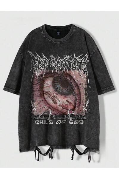 ZEMLİYA Vintage Washed Oversize T-Shirt