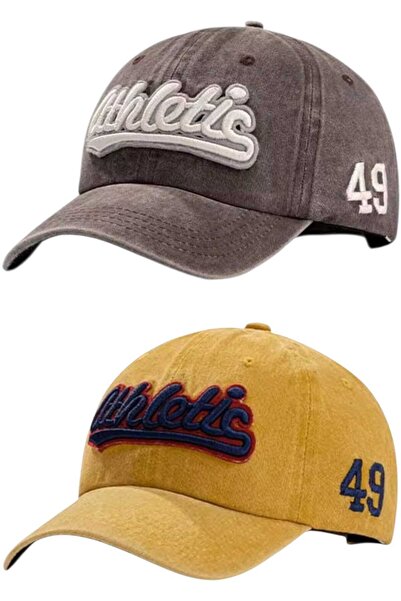 Uniquetrenders Unisex Vintage Athletic 49 Κεντημένο Ρυθμιζόμενο Καπέλο Μπέιζμ...