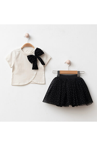 My Lusa baby wear Liora Κοριτσίστικο Σετ Δύο Τεμαχίων με Φιόγκο, Μπλουζάκι κα...