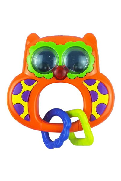 Other Zornăitoare pentru bebeluși cu sunet Baby Mix Owl portocaliu