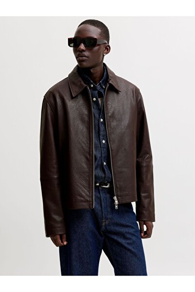 Jack & Jones Kožená bunda Kožená bunda