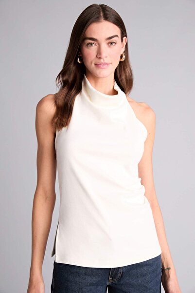 DeFacto Slim Fit Halter Neck Tank Top H0641Ax26Sm