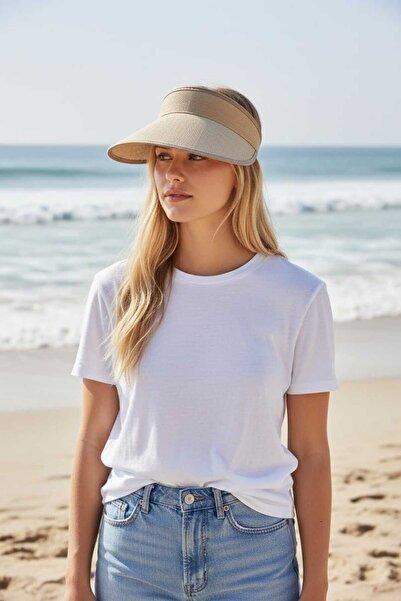 Aware Time Visor Beach Tennis Hat with Elastic Back