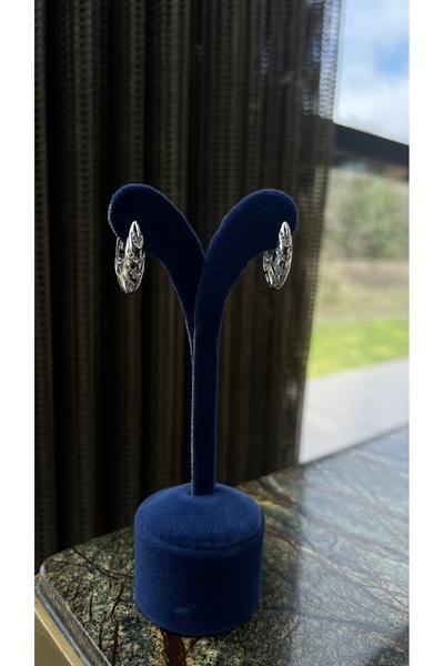 cansuaccessoire ÇELİK TAŞLI ŞIK KÜPE