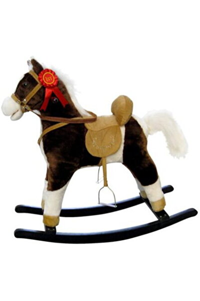 Milly Mally Rocking horse with melody Mustang dark brown