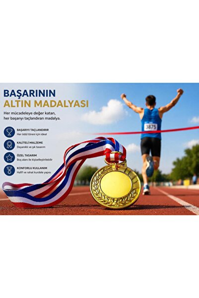 AVESSA MAD-6.3 Cm Madalya Boş Kurdelalı