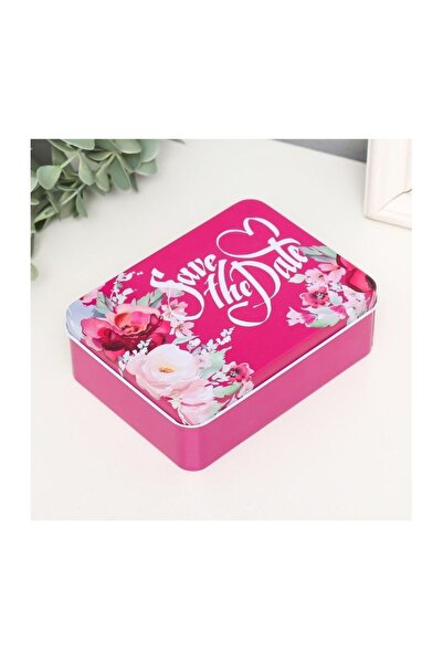 TRio Life Save The Date Teneke Hediye Kutusu 12*9*h4 cm